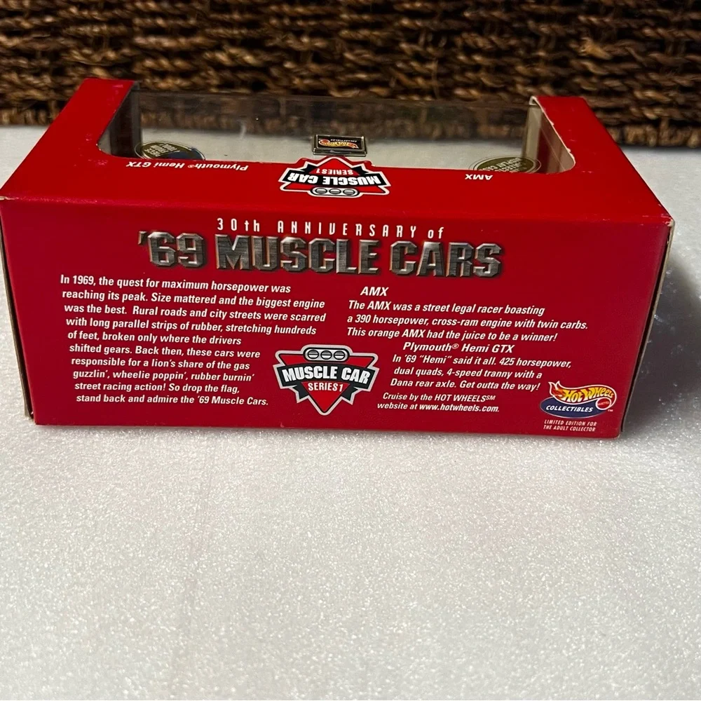1998 Hot Wheels 30th Anniversary Muscle Cars Set 2 of 2 Collectible